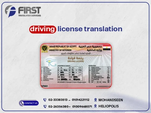 Driving License Translation Online
